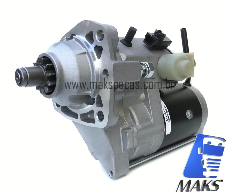 MPD4080 - Motor de partida modelo Denso 428000-4080 12V , 5.0kW, 11 dentes, aplicações John Deere