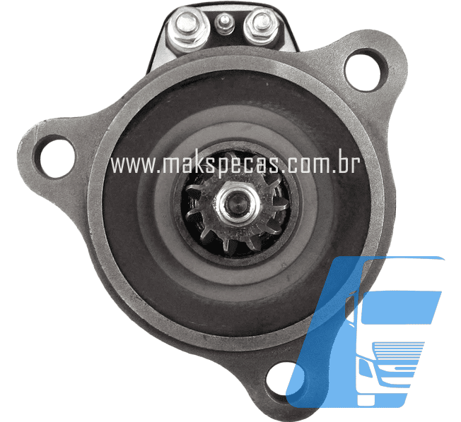 MPKB065 - Motor de partida modelo Bosch KB 24V 6.6kW, 11 dentes,  aplicação Iveco, Fiat, KHD