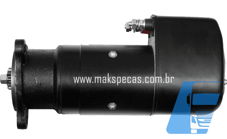 MPKB065 - Motor de partida modelo Bosch KB 24V 6.6kW, 11 dentes,  aplicação Iveco, Fiat, KHD