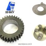 ENG5641 - Kit engrenagens e rolamento para motor de arranque modelo Denso 24V, 4,5Kw. Aplicação Iveco, Case, Caterpillar, New Holand, Toyota