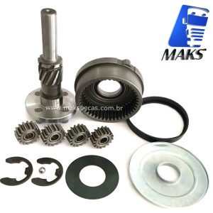 KPM55 - Kit Planetária sem impulsor para motor de partida tipo Mitsubishi Linha M9 5.5kW. Diversas aplicações, consulte a lista abaixo.