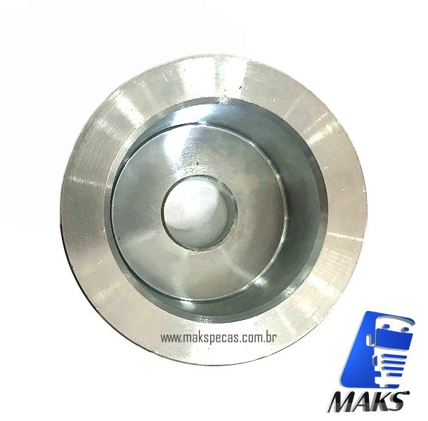 POL200JD - Polia alternador eletronico tipo Bosch 0124625030 12V 200A. Aplicação Tratores John Deere, AH229090.