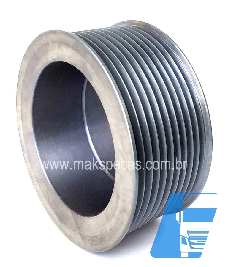 POL5691 - Polia para alternador eletrônico Mitsubishi Scania 440R 28V 100A A004TR5691 Scania 1884268, 573015, SC0573015 A004TR5691ZT, outros.