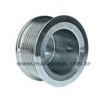 POL6393 - Polia para alternador Mitsubishi A004TR6393 24V 110A Volvo FH12, FM12, FMX12