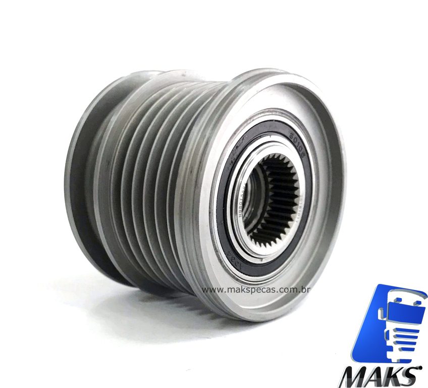 POL653 - Polia para alternador modelo Valeo 12V/ 180A