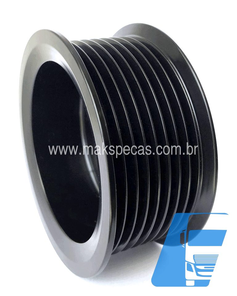 POL8891 - Polia para alternador Mitsubishi A003TA8891, Volvo 20804899, outros