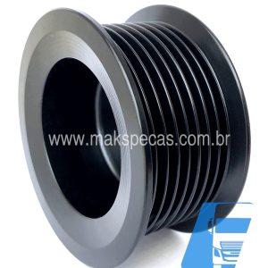 POL8892 - Polia para alternador Mitsubishi A003TA8892, aplicação Volvo VM 17 VM 21 VM 24 VM 310