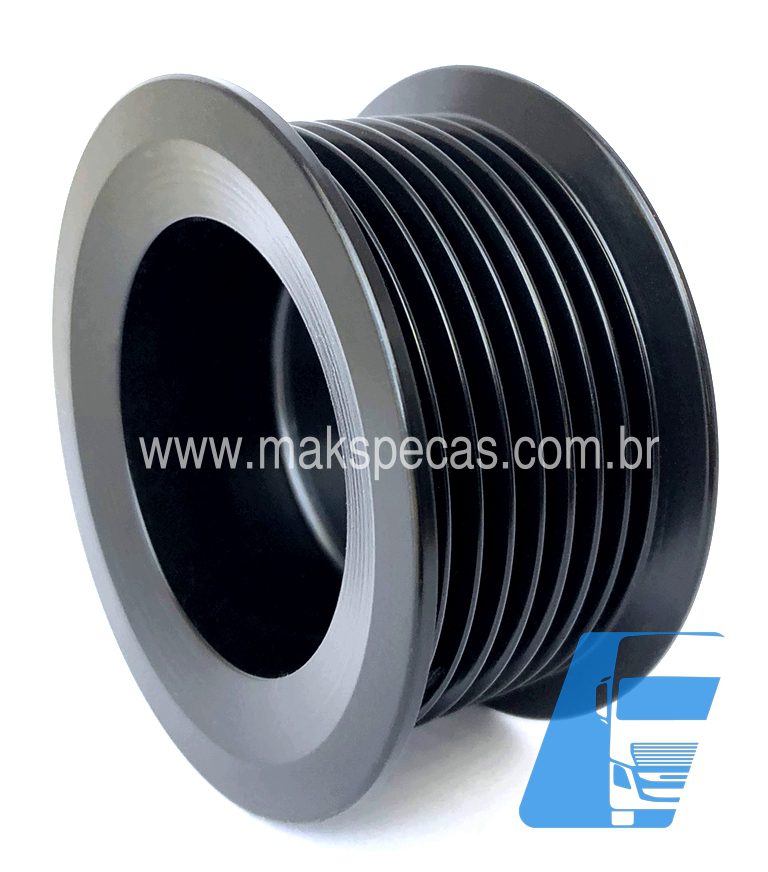 POL8892 - Polia para alternador Mitsubishi A003TA8892, aplicação Volvo VM 17 VM 21 VM 24 VM 310