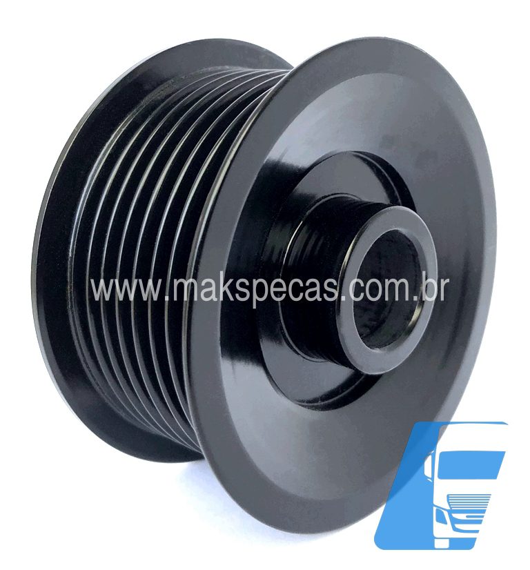 POL8892 - Polia para alternador Mitsubishi A003TA8892, aplicação Volvo VM 17 VM 21 VM 24 VM 310