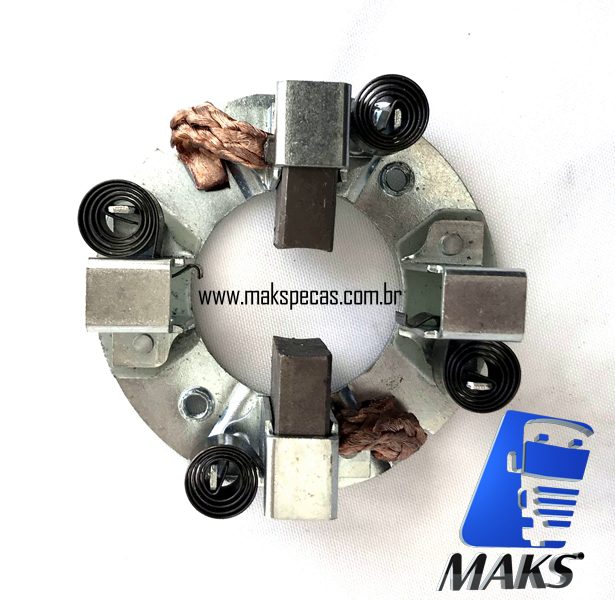 PE38MT - Porta escovas para motor de arranque modelo Delco Remy 38MT 24V, 10528064. Volvo, Ford, Volkswagem, Case, Cummins, Scania, Outros.