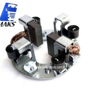 PE38MT - Porta escovas para motor de arranque modelo Delco Remy 38MT 24V, 10528064. Volvo, Ford, Volkswagem, Case, Cummins, Scania, Outros.