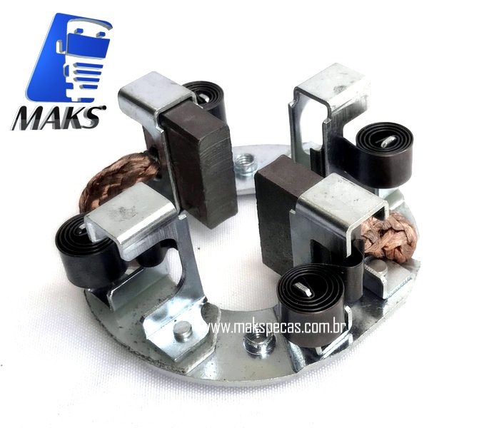 PE38MT - Porta escovas para motor de arranque modelo Delco Remy 38MT 24V, 10528064. Volvo, Ford, Volkswagem, Case, Cummins, Scania, Outros.