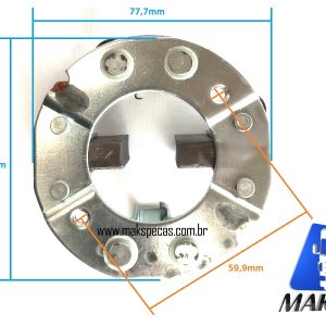 PE38MT - Porta escovas para motor de arranque modelo Delco Remy 38MT 24V, 10528064. Volvo, Ford, Volkswagem, Case, Cummins, Scania, Outros.