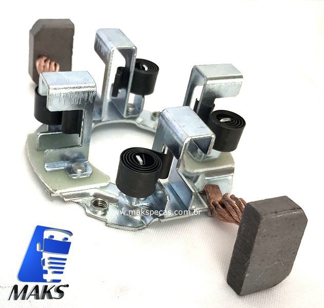 PE572ZA -  Porta escovas para motor de arranque modelo mitsubishi M009T62572ZA, 24V. Aplicação VW, Volvo.