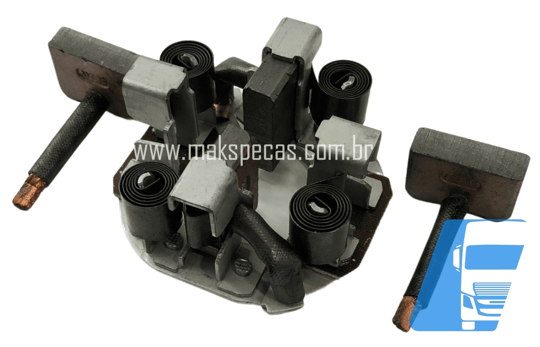 PE9121 - Porta escovas para motor de arranque modelo Denso 428000-9121 24V 7,0kW aplicação Caterpillar