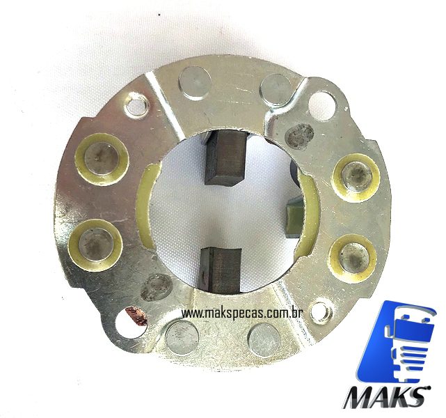 PED5641 - Porta escovas para motor de arranque modelo Denso 24V, 4,5Kw, 10dentes. Aplicação Iveco, Case, Caterpillar, New Holand, Toyota