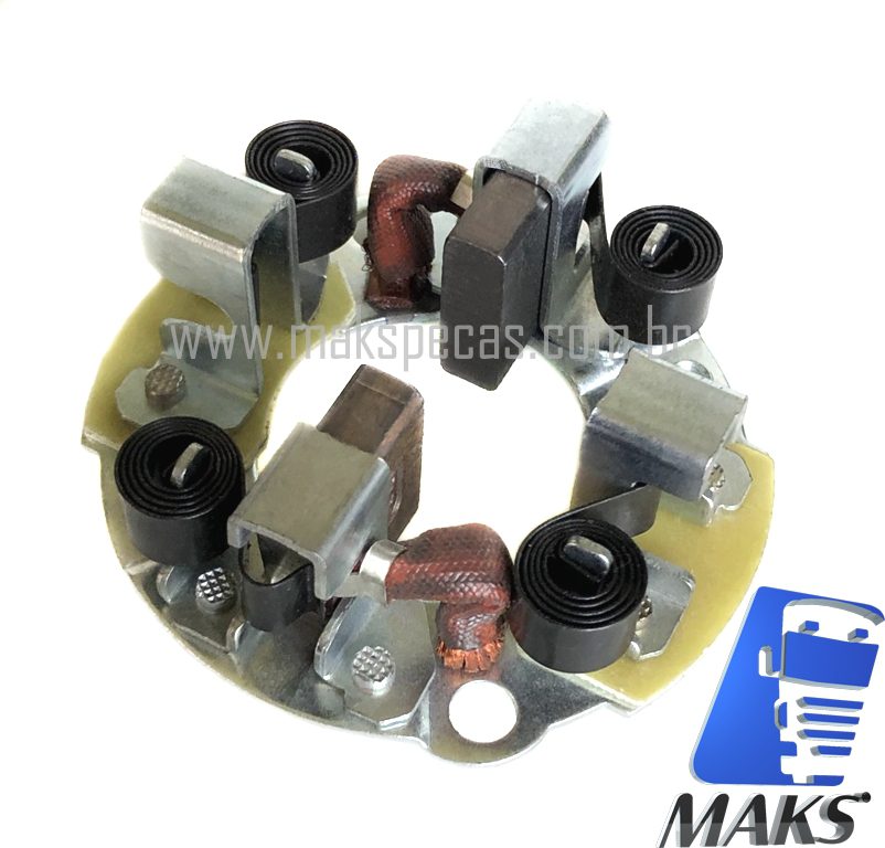 PED5740 - Porta escovas motor de partida modelo Denso 4280005741 12V, 2.7kW, 10 dentes CW, aplicação John Deere