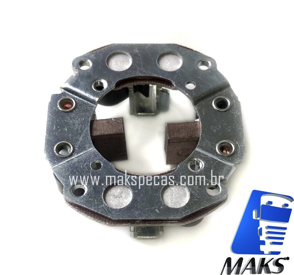 PED664 - Porta escovas para motor de arranque modelo Denso 228000-0664 12V 1,4 KW 9 dentes CW aplicação KUBOTA , BOBCAT, BOMAG , CASE