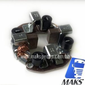 PED664 - Porta escovas para motor de arranque modelo Denso 228000-0664 12V 1,4 KW 9 dentes CW aplicação KUBOTA , BOBCAT, BOMAG , CASE