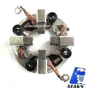 PED7550 - ​Porta escovas motor de arranque tipo Denso N940, 2280007550, STR70278, 24V 5,5KW 10dentes, aplicação Iveco Cursor.