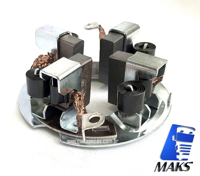 PED7550 - ​Porta escovas motor de arranque tipo Denso N940, 2280007550, STR70278, 24V 5,5KW 10dentes, aplicação Iveco Cursor.