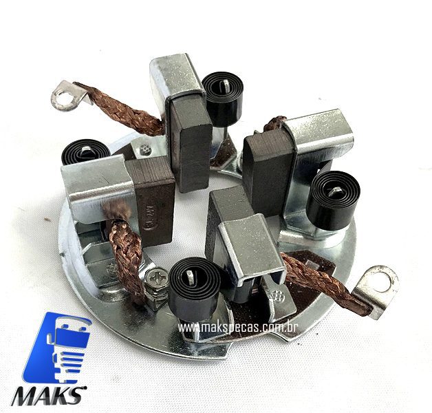 PED7550 - ​Porta escovas motor de arranque tipo Denso N940, 2280007550, STR70278, 24V 5,5KW 10dentes, aplicação Iveco Cursor.