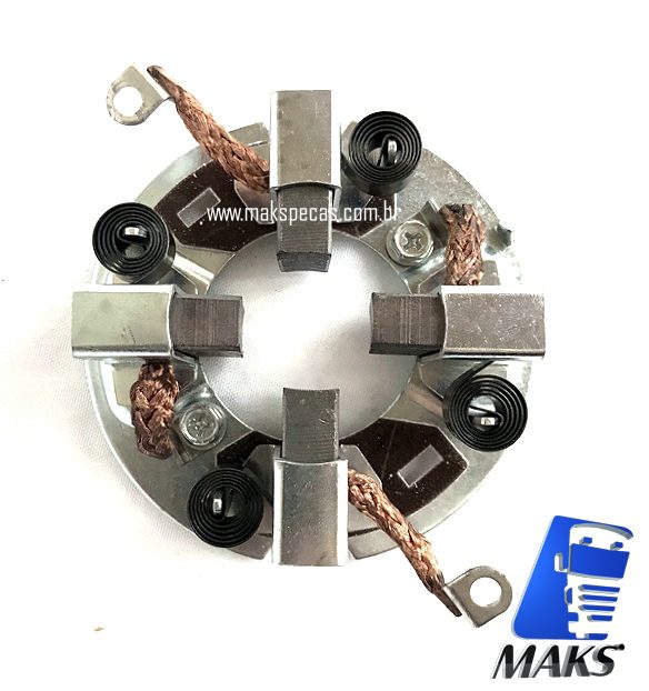 PED7550 - ​Porta escovas motor de arranque tipo Denso N940, 2280007550, STR70278, 24V 5,5KW 10dentes, aplicação Iveco Cursor.