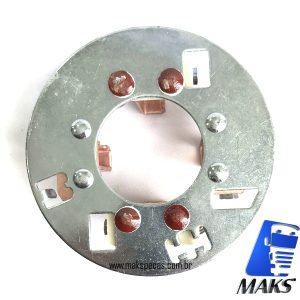 PEJE006 - Porta escovas para motor de arranque modelo Bosch JE 24V MBB, Scania