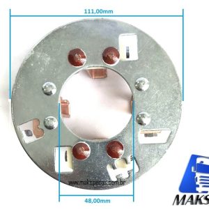 PEJE006 - Porta escovas para motor de arranque modelo Bosch JE 24V MBB, Scania