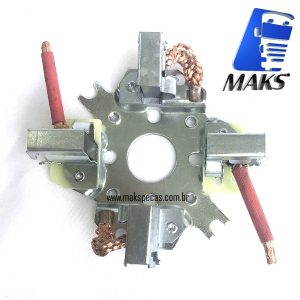 PEL94 - Porta escovas para motor de partida Bosch JF "Alemão" 0001368301. Aplicação Scania, MBB, Iveco, Fiat, Case.