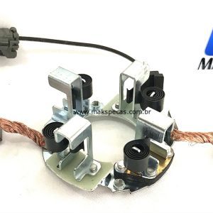 PEM1171TH - Porta escovas com sensor térmico para motor de arranque modelo Mitsubishi M9, 5.5kW, 24V. Aplicação Volvo, Cummins.