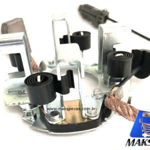 PEM1171TH - Porta escovas com sensor térmico para motor de arranque modelo Mitsubishi M9, 5.5kW, 24V. Aplicação Volvo, Cummins.