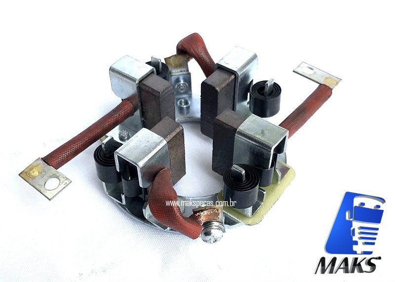 PEN7171 - Porta escovas partida modelo Nikko 230007171 24V 7.5Kw, 15 dentes. Mitsubishi S12R S16R 15T