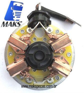 PES4001 - Porta escovas para motor de arranque modelo Bosch F042002135, (mesmo 0001241001 Geração 1) HEF95-L24V, LESTER 19795.