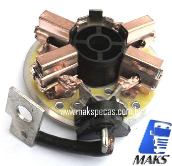 PES4001 - Porta escovas para motor de arranque modelo Bosch F042002135, (mesmo 0001241001 Geração 1) HEF95-L24V, LESTER 19795.