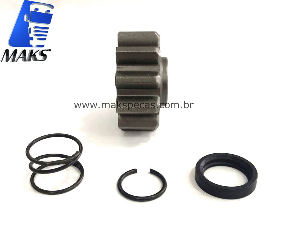 PDR330 - Kit pinhão mod DR10526458 para motor de arranque modelo Delco Remy 39MT 24V 9,0kW, Caterpillar, Clark, Cummins, Terex.  Ref. Delco Remy