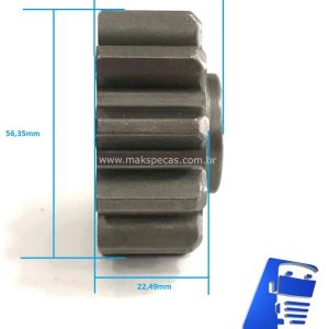 PDR330 - Kit pinhão mod DR10526458 para motor de arranque modelo Delco Remy 39MT 24V 9,0kW, Caterpillar, Clark, Cummins, Terex.  Ref. Delco Remy