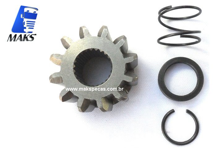 PH39MT - Kit pinhão para motor de partida Delco Remy 8200519 12 dentes, MBB Axor, 2035, 2040, 2044, 2540, 2044, 2540, 2544, 2640, 2644, 3340, 4140, O500RS, RSD, OM457LAE