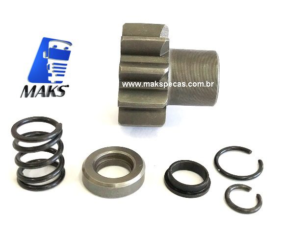 PHD5001 - Kit pinhão para motor de arranque tipo Denso 228000-5001 24V, 10 dentes. Aplicação Cummins 3282626, 3675289RX, 3957596, Komatsu 600-863-5110, 600-863-5111, Nippondenso 228000-5000, 228000-5001, 228000-5002, 228000-5003, 9722809-50