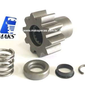 PHD5641 - Kit pinhão para motor de arranque tipo Denso 24V, 4,5Kw, 10dentes 22800005641. Aplicação Iveco Stralis 2995138/ 42498714/ 99432760/ Lucas LRS01957/ LRS1957