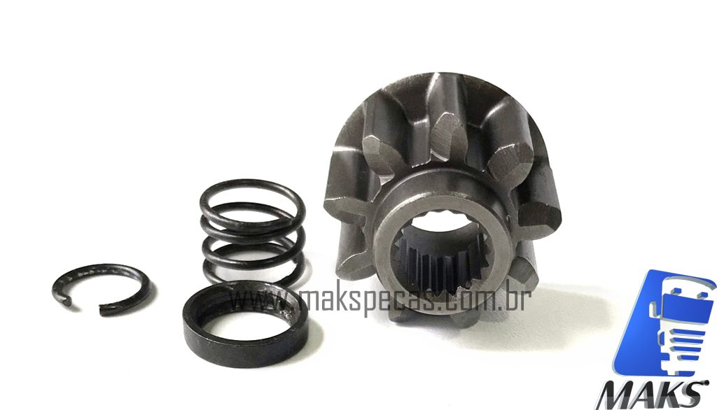 PHD664 - Kit pinhão para motor de arranque modelo Denso 228000-0664 12V 1,4 KW 9 dentes CW aplicação KUBOTA , BOBCAT, BOMAG , CASE