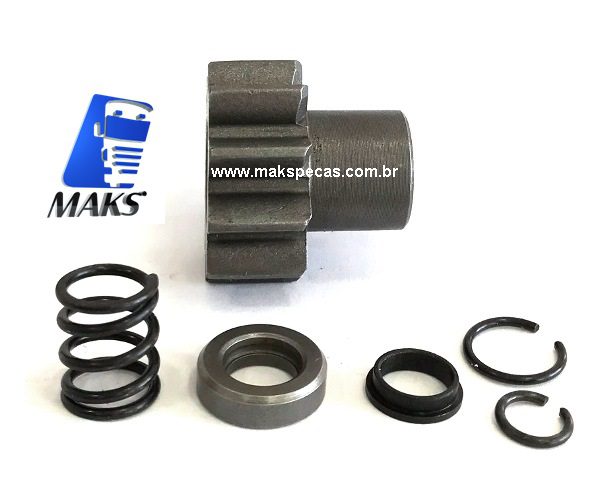 PHD7550 - Kit pinhão para motor de Partida tipo Denso 228000-7550 24V, 5,5Kw, 10dentes. Aplicação Iveco Cursor.
