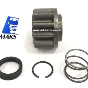 PHM1171 - Kit Pinhão 12 dentes para motor de partida mitsubishi M009T61171, Volvo FH, outros