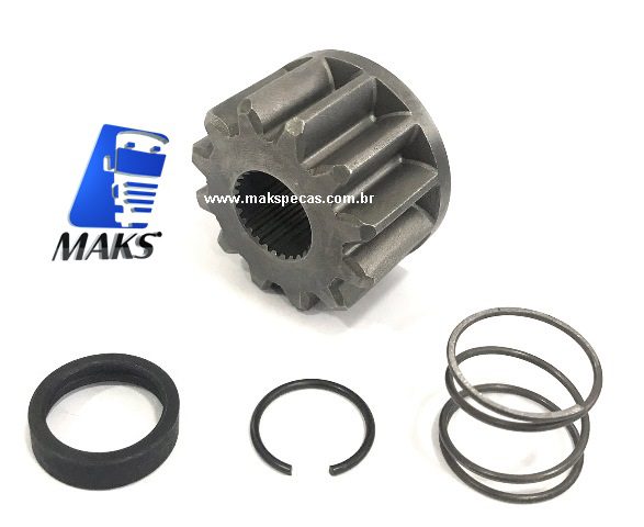 PHM1171 - Kit Pinhão 12 dentes para motor de partida mitsubishi M009T61171, Volvo FH, outros