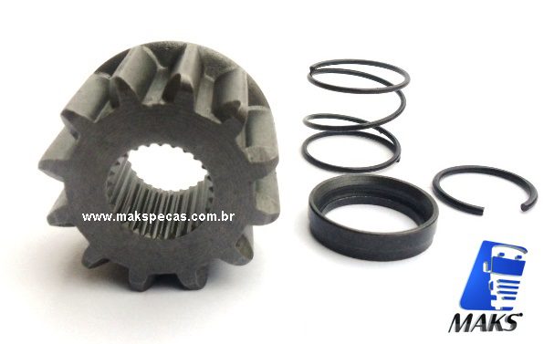 PHM1171B - Pinhão 12 dentes para motor de arranque modelo Mitsubishi M009T61171, Iveco Stralis, outros