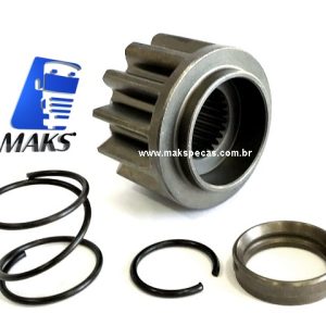 PHM472 - Kit pinhão para motor de partida tipo Mitsubishi M009T80472série M9, varias aplicações, consulte lista abaixo.