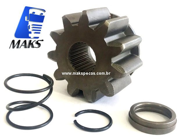 PHM479 - Kit pinhão motor de arranque modelo Mitsubishi M009T82479 24V 7.5Kw, 11 dentes, CUMMINS, Case, Caterpillar