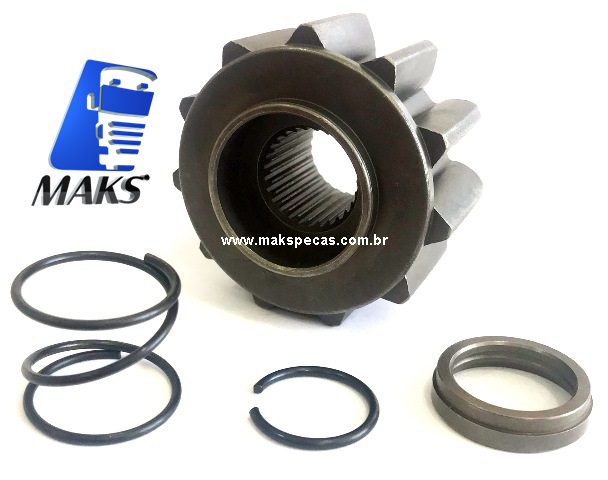 PHM479 - Kit pinhão motor de arranque modelo Mitsubishi M009T82479 24V 7.5Kw, 11 dentes, CUMMINS, Case, Caterpillar