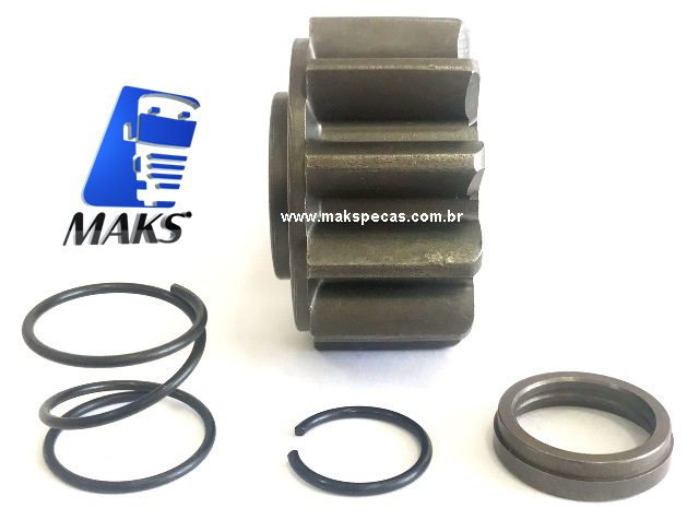 PHM479 - Kit pinhão motor de arranque modelo Mitsubishi M009T82479 24V 7.5Kw, 11 dentes, CUMMINS, Case, Caterpillar