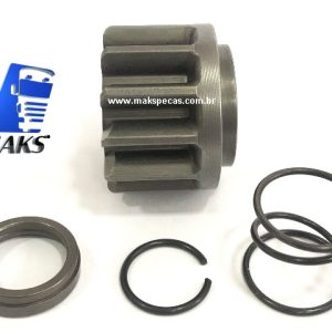 PHM61971 - Kit Pinhão para motor de partida Mitsubishi M009T61971 24V VW / MAN, 51262019199, 51262017199
